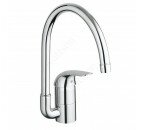 GROHE Смеситель Euroeco 32752000 однорычажный для мойки, высокий излив